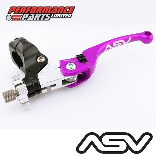 Asv purple long clutch - purple,
