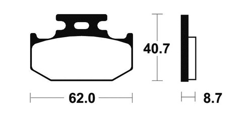 Tecnium sintered brake - brake, pads