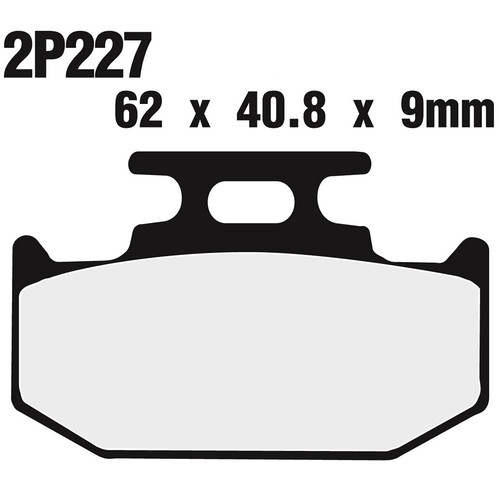 Nissin pad brake rear - nissin,