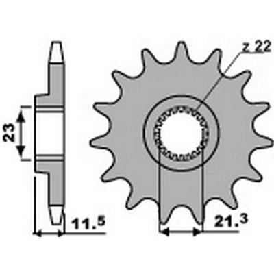 Pbr chain sprocket 520 - pbr,