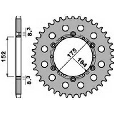 Pbr steel transmission plate - pbr,