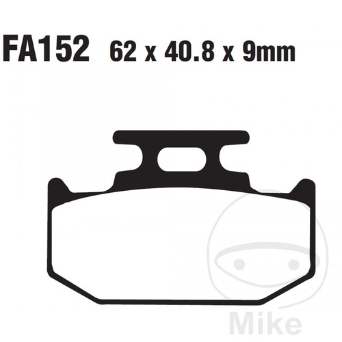 Ebc sintered brake pads - brake, mx-s